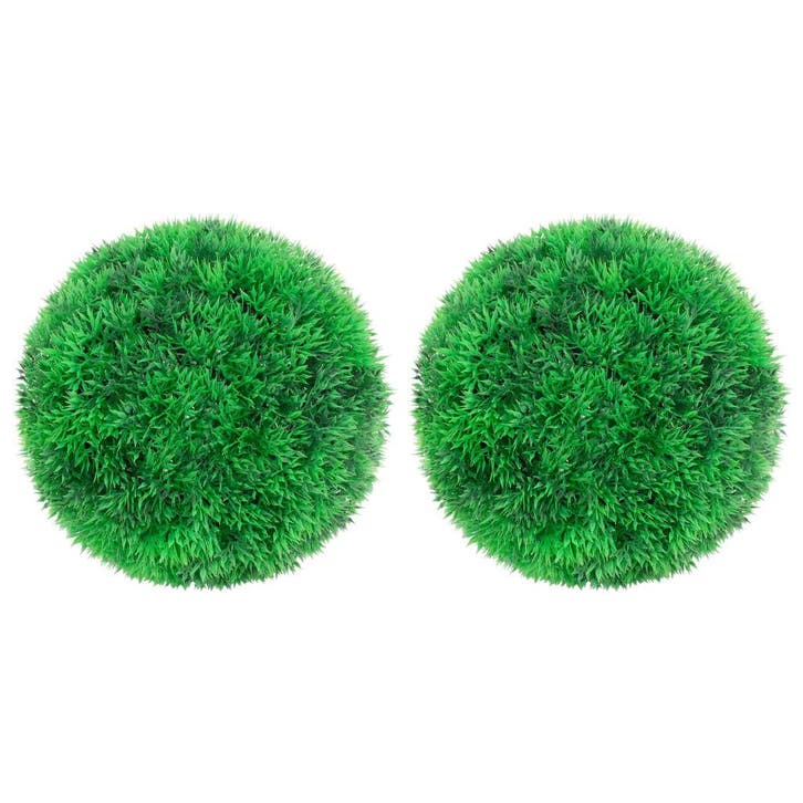 vidaXL Kunstbuxusbollen 2 st 22 cm, Maison & Meubles, Accessoires pour la Maison | Plantes & Fleurs artificielles, Envoi