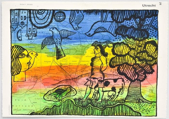 Corneille (1922-2010) - Utrecht, Antiek en Kunst, Antiek | Overige Antiek