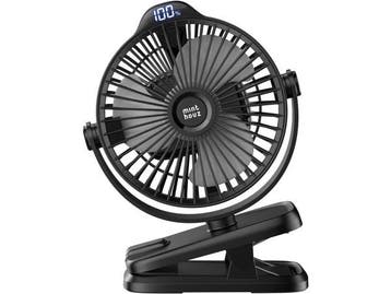 Veiling - Minthouz Tafelventilator met clip, 8000 mAh USB-ve, Nieuw