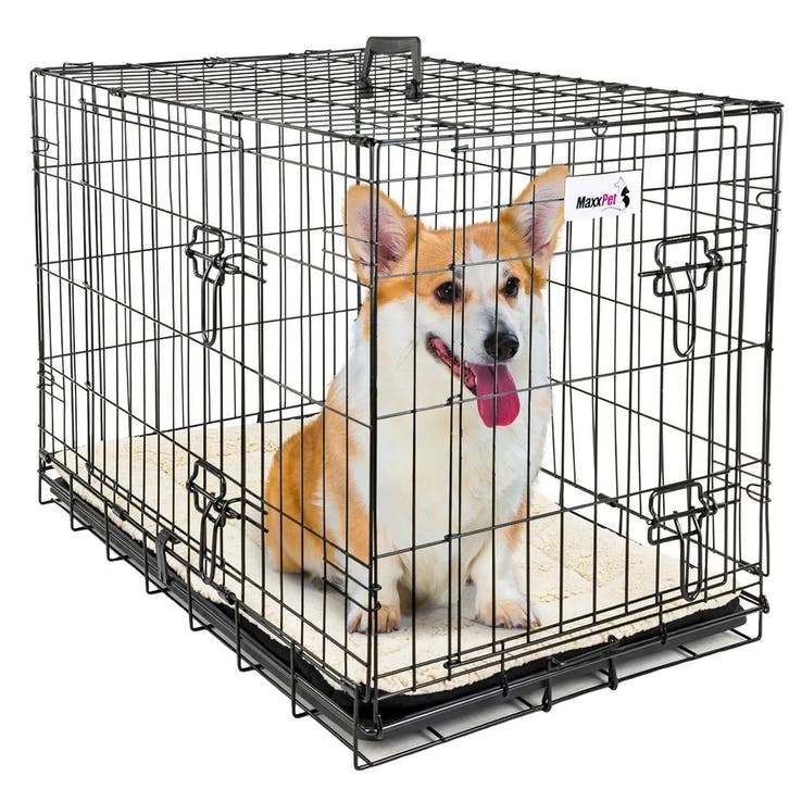 MaxxPet Hondenbench met Plaid - Zwart - Incl. Plaid - 91..., Dieren en Toebehoren, Hondenbenches, Nieuw, Ophalen of Verzenden