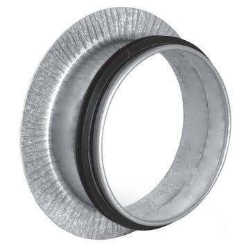 Plat aftakstuk (opschroefring) Ø 315mm met rubberdichting, Verzenden, Nieuw