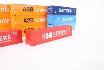 Onbekend H0 - Train miniature (11) - 11 conteneurs de