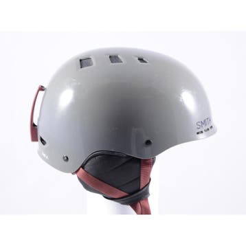 48 49 50 51 52 53 skihelm/snowboardhelm SMITH HOLT Jr, Grey,, Sport en Fitness, Verzenden, Gebruikt
