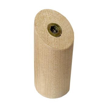 Set van 6 houten kledinghaken (kapstok), berkenhout, Verzenden