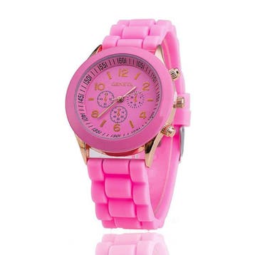 Jelly Horloge voor Dames - Kwarts Uurwerk Silicoon Bandje, Verzenden