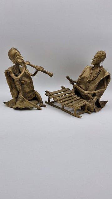 Beeldje - Musicians (2) - Messing