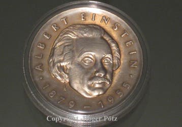 Ddr 5 Mark 1979 Albert Einstein Nickelsilver, Verzenden, België