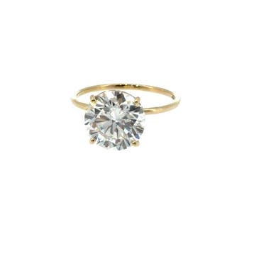 Zonder minimumprijs - Ring - 14 karaat Geel goud - 3.06ct.