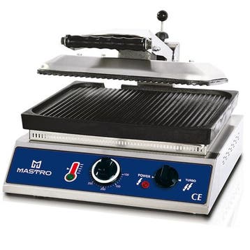 Contact/Paninigrill | Geribd | 3.2kW | Grillplaten, Verzenden, Nieuw in verpakking