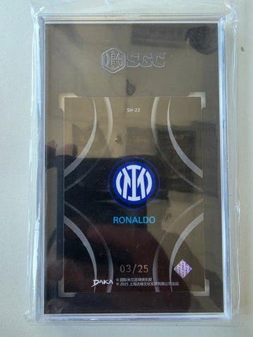 DAKA Inter Milan Top Audience Ronaldo 3/25 Serialized card -, Nieuw