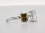 Zonder minimumprijs - Ring - 14 karaat Witgoud - 2.72ct. tw.