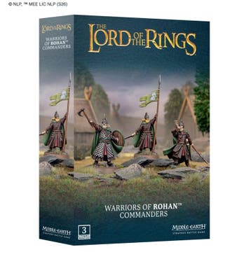 Warriors of Rohan Commanders - Middle Earth SBG (Warhammer, Hobby & Loisirs créatifs, Wargaming, Ophalen of Verzenden
