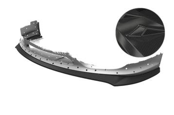 Cup spoilerlip met ABE voor Porsche 987 Boxster CSL725-C, Verzenden