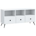 vidaXL TV Kast met lade Wit 102 x 34,5 x 50 cm Bewerkt hout, Verzenden, Nieuw