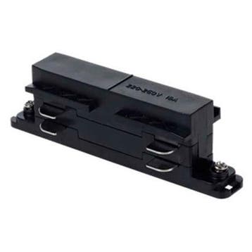 Spanningsrail Doorverbinder Recht - 3 Fase Zwart voor LED la, Verzenden, Nieuw