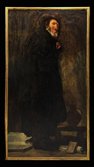 École Espagnole (XIX) - Le Ménippe de Velazquez - XL