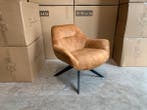 Veiling - Fauteuil Las - Velours - Velvet - Cognac - Goud, Huis en Inrichting, Fauteuils, Nieuw