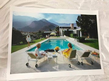 Slim Aarons (1916–2006) - Poolside Gossip, 1970 XXL Official