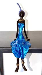 Derme Abdoulaye - Sculpture, Sculpture en bronze –, Antiquités & Art