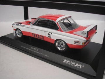 Minichamps 1:18 - Modelauto - Bmw 3.0 CSL #51 Winner GP, Nieuw