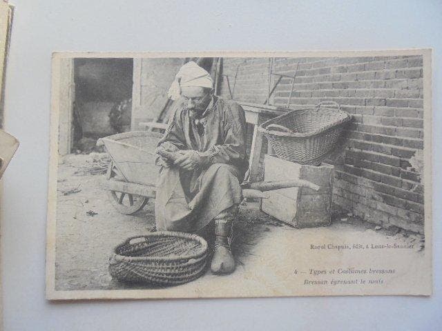 Frankrijk types en kostuums - Ansichtkaart (39) - 1900-1950, Collections, Cartes postales | Étranger