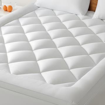 Topper 90x200 cm - Matrastopper - Topdekmatras - Wit - BedSt, Huis en Inrichting, Verzenden, Nieuw