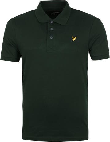 Lyle and Scott Polo Donkergroen maat Maat 48/50 (M) Heren, Verzenden