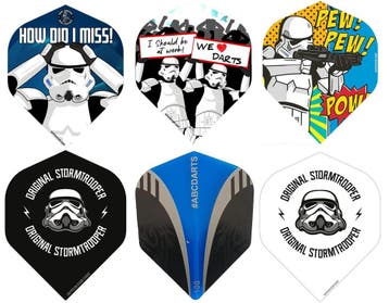 Dart Flights - Storm Troopers - Star Wars - 6 sets, Ophalen of Verzenden, Nieuw, Pijlen