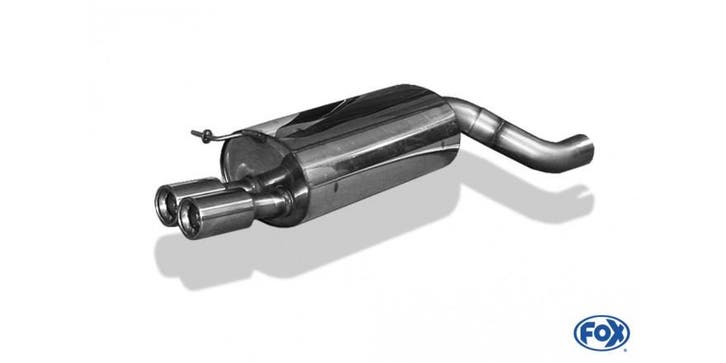 FOX BMW E65 735i/ 745i einddemper - 2x90 type 13, Autos : Pièces & Accessoires, Systèmes d'échappement, Envoi