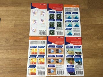 Pays-Bas - 66 carnets et feuillets de timbres valables pour