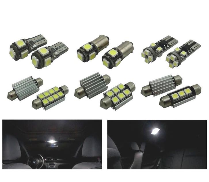 Kit 8 Ampoules Led Intérieur Pour Bmw Série 1 F20 F21 116I 1, Auto-onderdelen, Verlichting, Verzenden