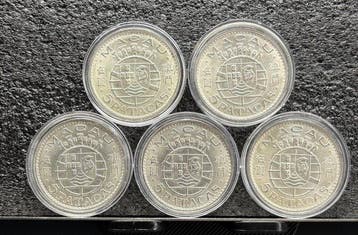 Portugees Macau. Republic. 5 Patacas 1971 (5 coins) (Zonder