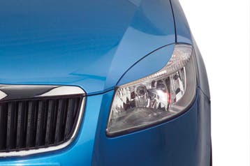 Koplampspoilers voor Skoda Roomster Type 5J / Fabia 2 / Prak, Verzenden, Nieuw
