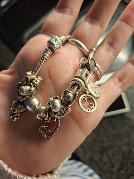 Sans prix de réserve - Pandora - Bracelet à breloques Argent, Bijoux, Sacs & Beauté, Bijoux anciens