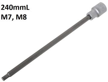 Bgs Technic 1/2 bit dop, ribe, mm r7x240, Verzenden, Nieuw