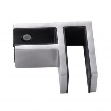 Celest balustrade glasklem glas/glas 90°-RVS Look, Verzenden, Nieuw