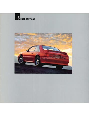 1991 FORD MUSTANG BROCHURE ENGELS (USA), Nieuw