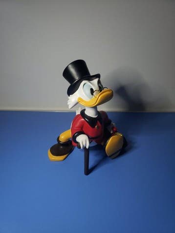 Disney - Beeldje - Fugurine Scrooge McDuck- 25 cm - Hars, Verzamelen, Nieuw