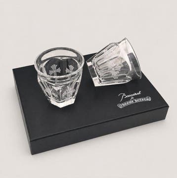 Baccarat - Chrome Hearts - Verre à whisky (2) - Cristal,