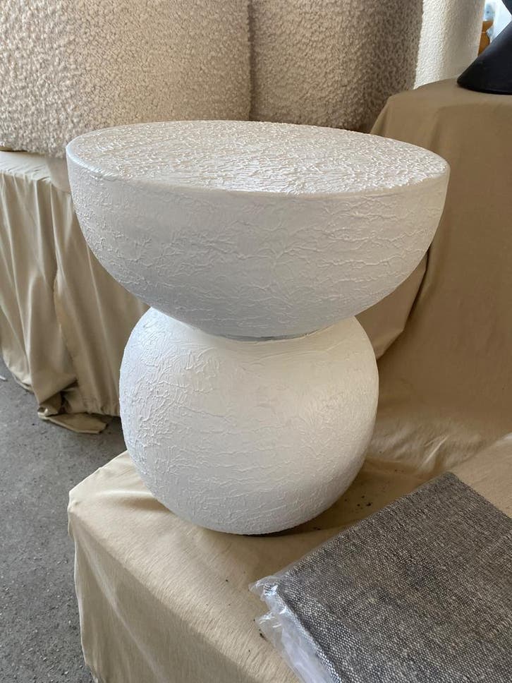 Urban Nature Culture Bijzettafel Umi, Huis en Inrichting, Tafels | Bijzettafels, Gebruikt, Overige materialen, 45 tot 60 cm, Verzenden