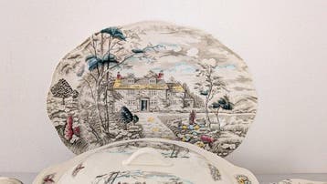 British Anchor - Eetservies voor 6 (20) - Engels aardewerk -