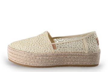 Toms Espadrilles in maat 43 Beige, Kleding | Dames, Espadrilles, Verzenden, Beige, Zo goed als nieuw