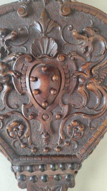 Openhaard accessoire - Geverfd hout, waarschijnlijk