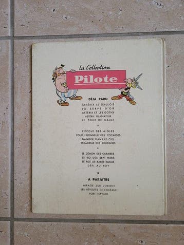 Astérix T6 - Astérix et Cléopâtre - C - 1 Album - EO - 1965