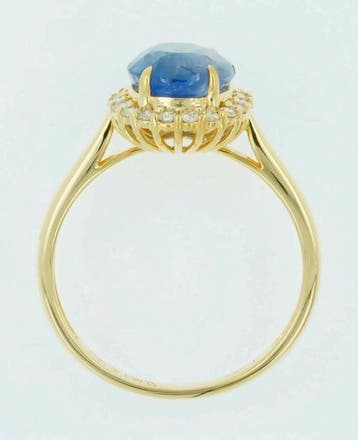 Zonder minimumprijs - Ring - 14 karaat Geel goud - 3.26ct.