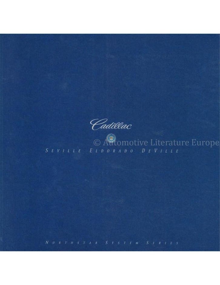 1997 CADILLAC PROGRAMMA BROCHURE ENGELS (USA), Boeken, Auto's | Folders en Tijdschriften