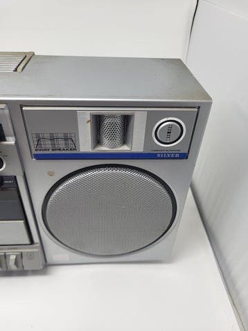 Silver - STW55L / 4-Band Radio Dual / Boombox, Nieuw