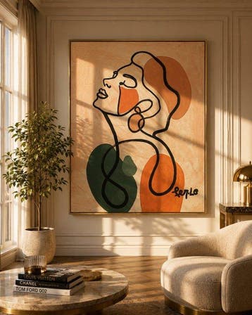 Claudia Fer.Lo - Elle Fleurit - Acrylic on canvas 100 x 80