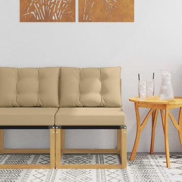 vidaXL Buiten Midden Sofa Massief acaciahout en, Verzenden, Nieuw