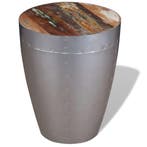 vidaXL Kruk luchtvaartstijl massief gerecycled hout, Huis en Inrichting, Verzenden, Nieuw